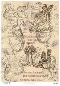 Diamond Pirinç Dekopaj Kağıdı - 5287