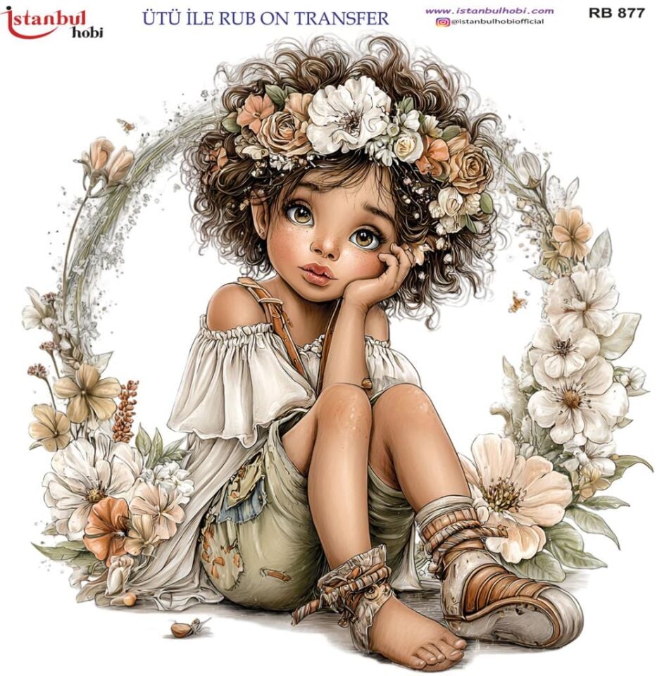 Ütü ile Rub On Transfer Kağıdı 30x30cm RB-877