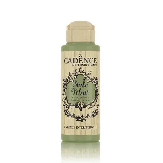 Cadence Style Matt Akrilik Boya S9046 Toprak Yeşil 120ml