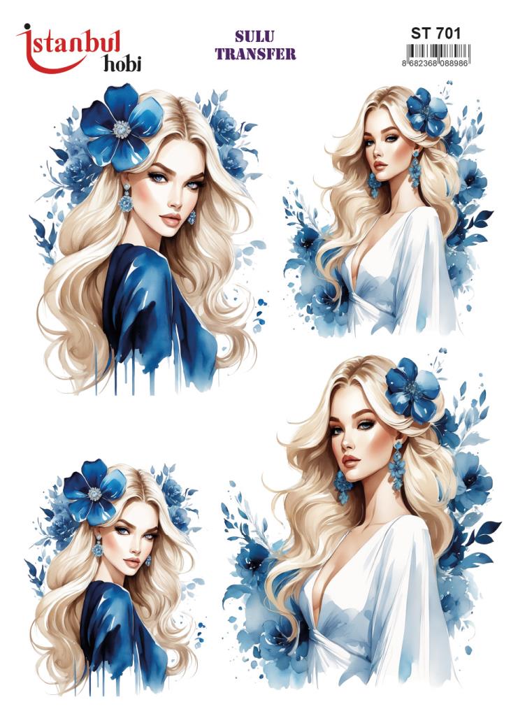 Sulu Transfer Kağıdı 25x35cm ST-701