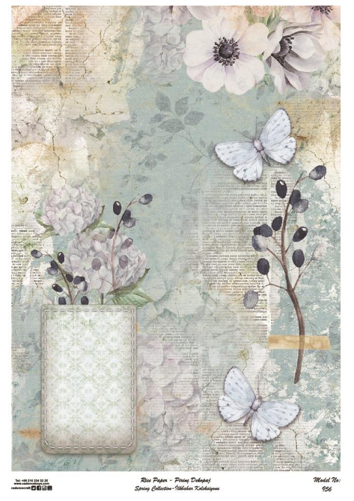 Cadence Pirinç Dekopaj Kağıdı Model - 956