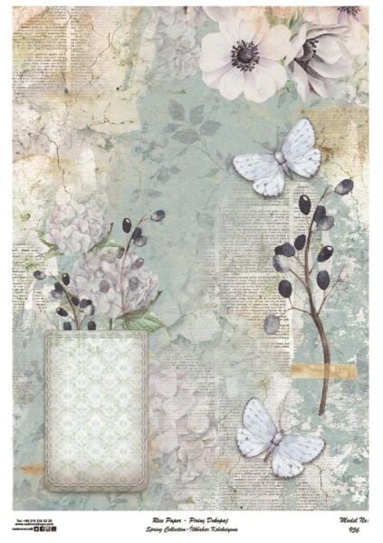 Cadence Pirinç Dekopaj Kağıdı Model - 956