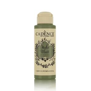 Cadence Style Matt Akrilik Boya S9049 Asker Yeşili 120ml