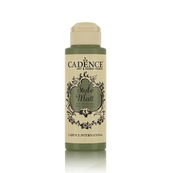 Cadence Style Matt Akrilik Boya S9049 Asker Yeşili 120ml