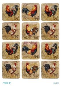 Diamond Pirinç Dekopaj Kağıdı - 1319