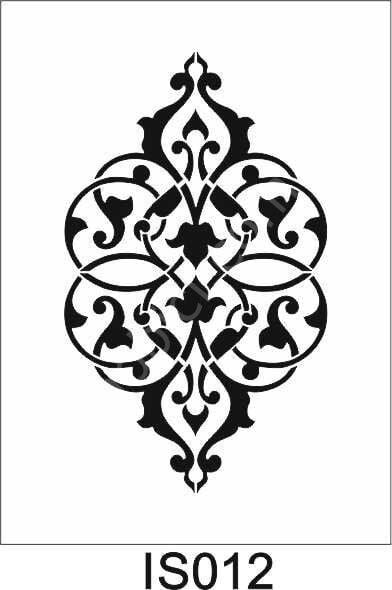 İslami Temalı Desenler Stencil Şablon (21x30) İS-012