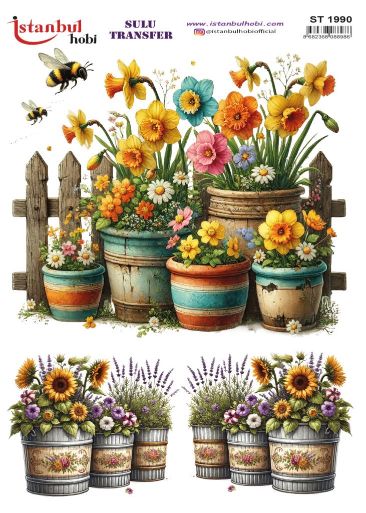 Sulu Transfer Kağıdı 25x35cm ST-1990