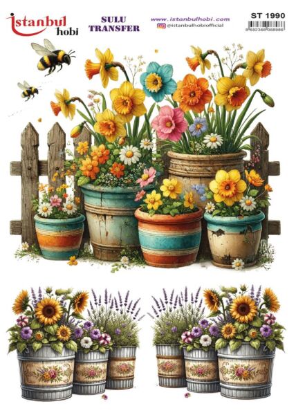 Sulu Transfer Kağıdı 25x35cm ST-1990