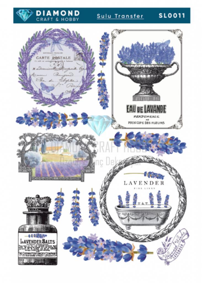 Diamond Craft Sulu Transfer 25x35cm SL011
