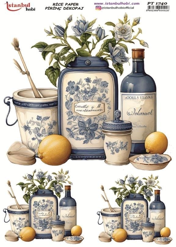 Pirinç Dekopaj Kağıdı 30x42cm PT-1740