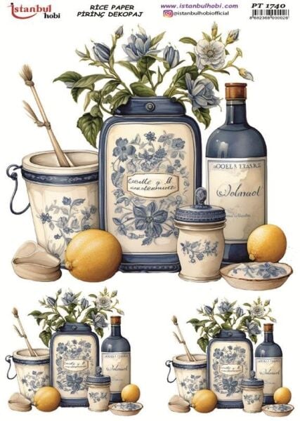 Pirinç Dekopaj Kağıdı 30x42cm PT-1740