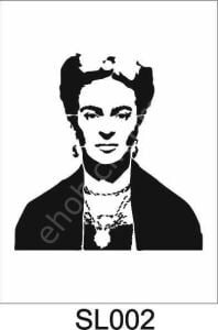 Siluet Desenler Stencil Şablon (25x25) SL-002