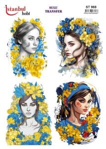 Sulu Transfer Kağıdı 25x35cm ST-969