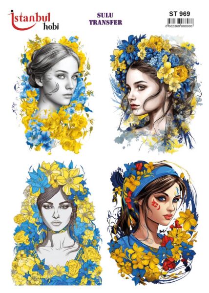 Sulu Transfer Kağıdı 25x35cm ST-969