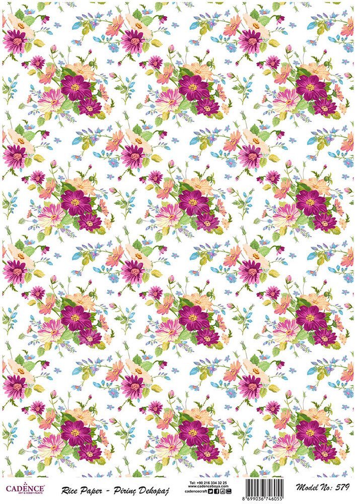 Cadence Pirinç Dekopaj Kağıdı - Model 579