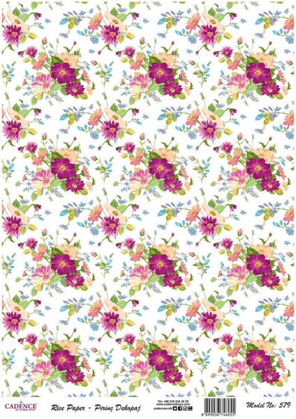 Cadence Pirinç Dekopaj Kağıdı - Model 579