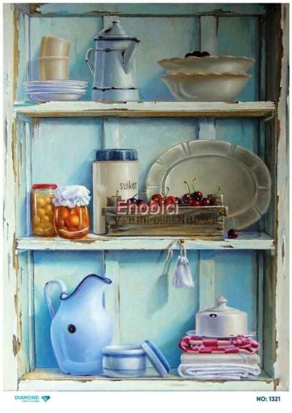 Diamond Pirinç Dekopaj Kağıdı - 1321