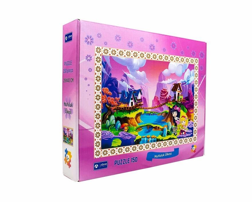 Mutluluk Ülkesi Puzzle 150 Parça 28x40cm