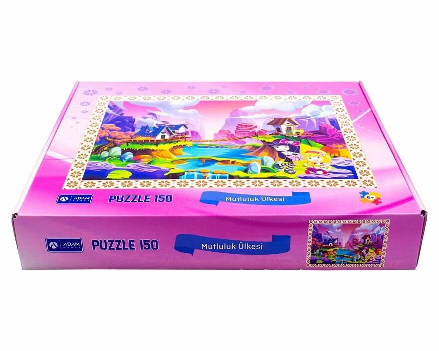 Mutluluk Ülkesi Puzzle 150 Parça 28x40cm