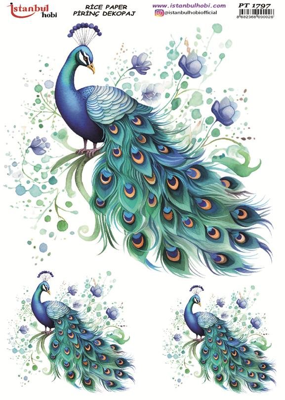 Pirinç Dekopaj Kağıdı 30x42cm PT-1797