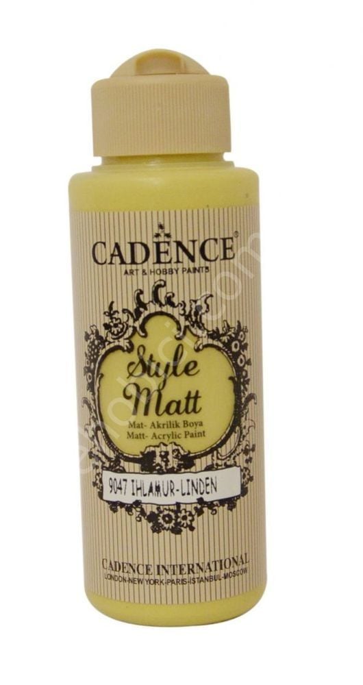 Cadence Style Matt Akrilik Boya S9047 Ihlamur 120ml