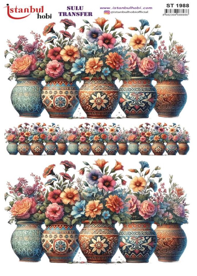 Sulu Transfer Kağıdı 25x35cm ST-1988