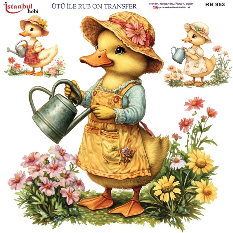 Ütü ile Rub On Transfer Kağıdı 30x30cm RB-953