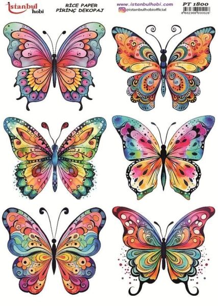 Pirinç Dekopaj Kağıdı 30x42cm PT-1800