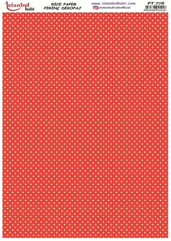 Pirinç Dekopaj Kağıdı 30x42cm PT-776