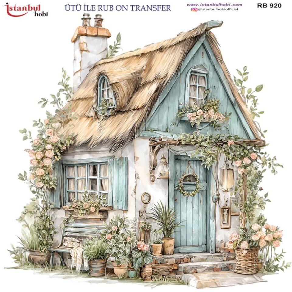 Ütü ile Rub On Transfer Kağıdı 30x30cm RB-920