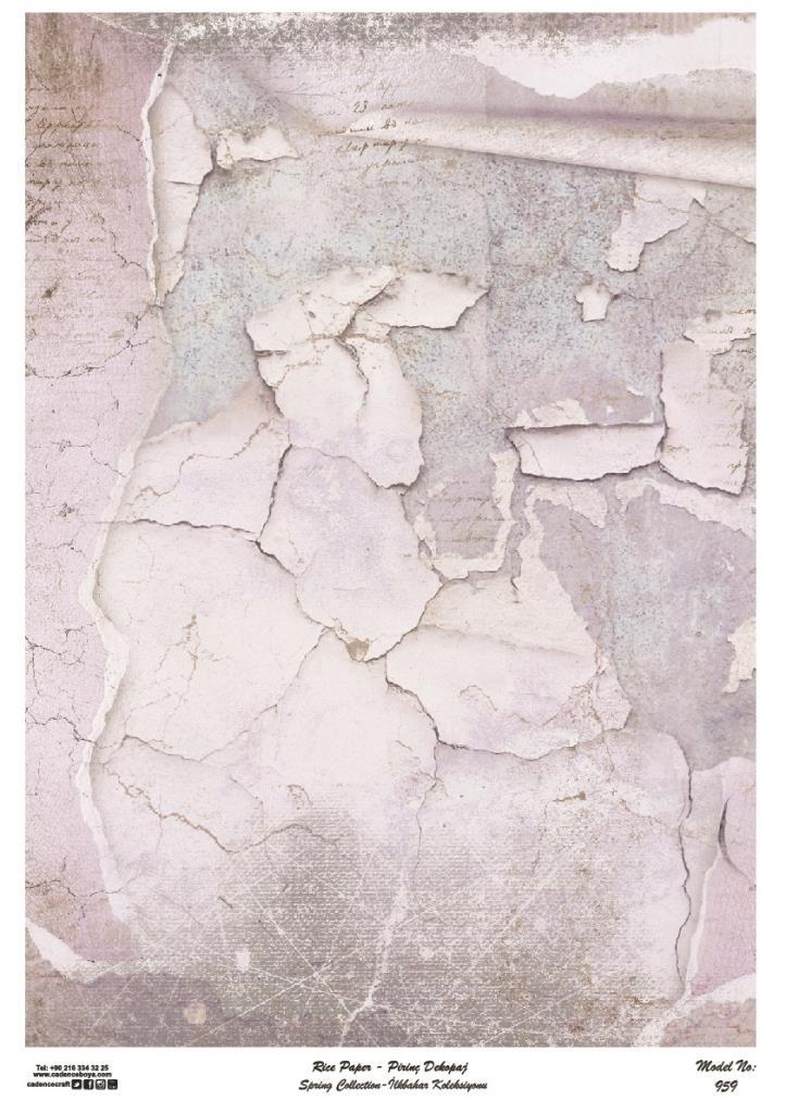Cadence Pirinç Dekopaj Kağıdı Model - 959