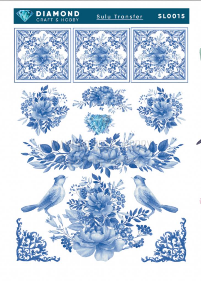 Diamond Craft Sulu Transfer 25x35cm SL015