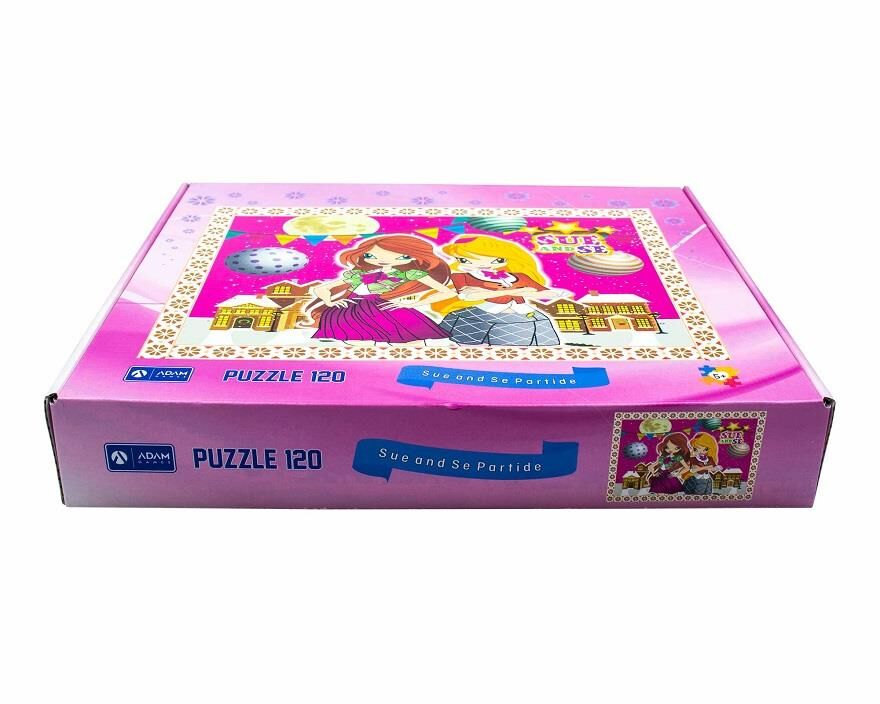 Sue And Se Partide Puzzle 120 Parça 28x40cm