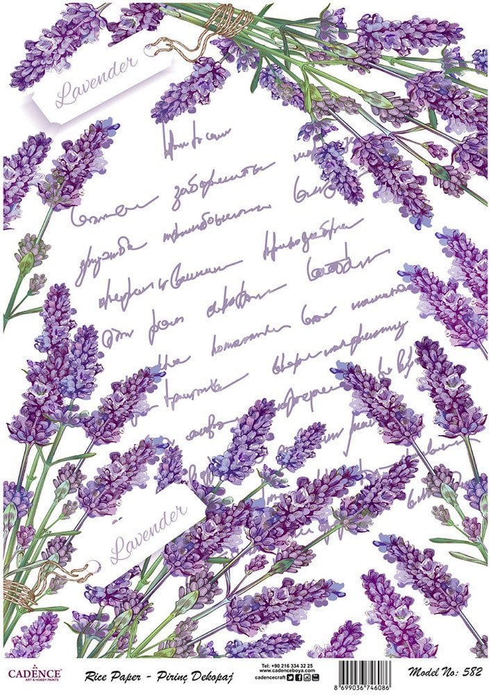 Cadence Pirinç Dekopaj Kağıdı - Model 582