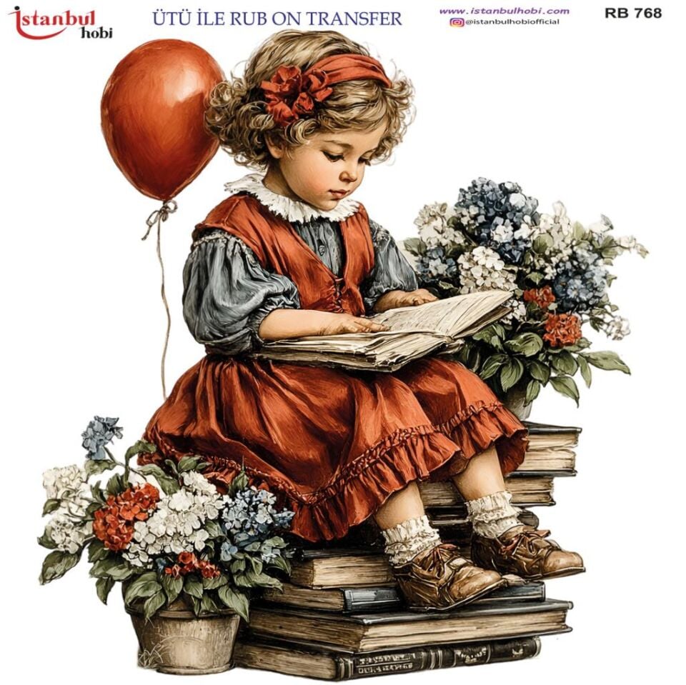 Ütü ile Rub On Transfer Kağıdı 30x30cm RB-768