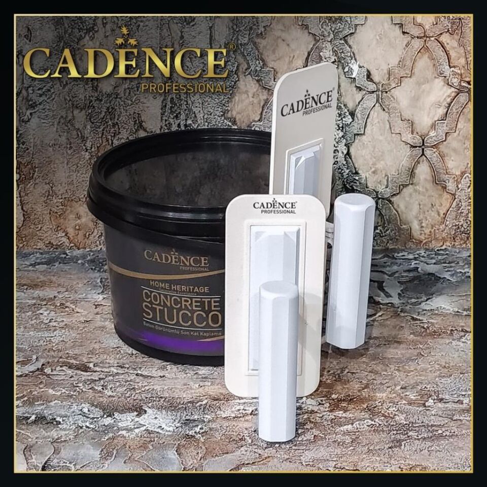 Cadence Concrete Stucco Gri İnce Son Kat Beton Kaplama 10KG