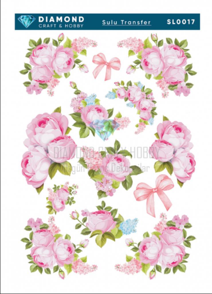 Diamond Craft Sulu Transfer 25x35cm SL017