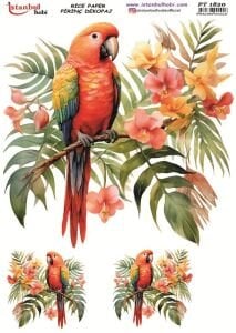 Pirinç Dekopaj Kağıdı 30x42cm PT-1820