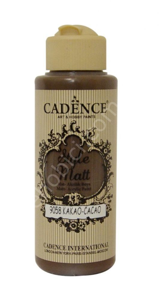 Cadence Style Matt Akrilik Boya S9058 Kakao 120ml