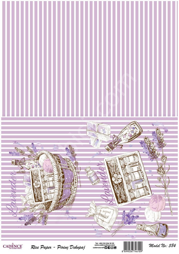Cadence Pirinç Dekopaj Kağıdı - Model 584