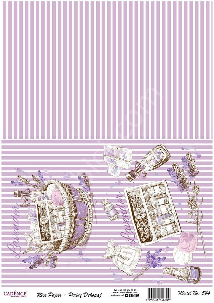 Cadence Pirinç Dekopaj Kağıdı - Model 584
