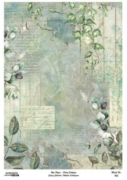 Cadence Pirinç Dekopaj Kağıdı Model - 962