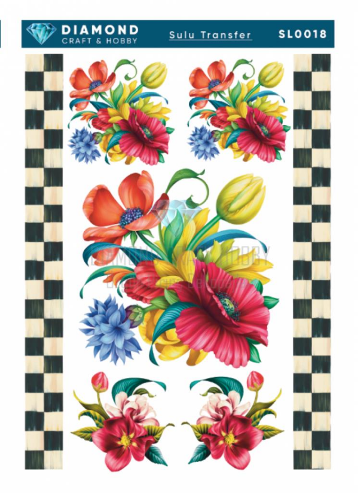 Diamond Craft Sulu Transfer 25x35cm SL018