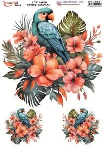 Pirinç Dekopaj Kağıdı 30x42cm PT-1821