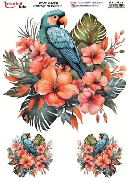 Pirinç Dekopaj Kağıdı 30x42cm PT-1821