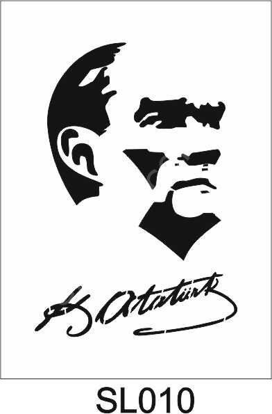 Siluet Desenler Stencil Şablon (21x30) SL-010