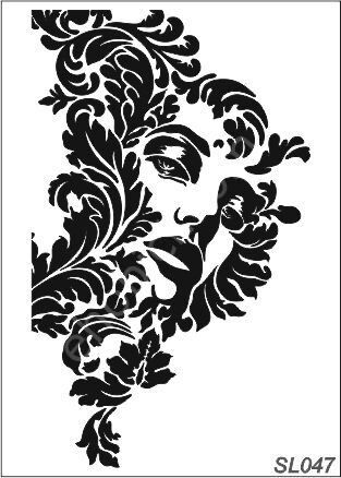 Siluet Desenler Stencil Şablon (25x35) SL-047