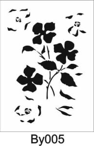 Boyutlu Desen Stencil Şablon (21x30) BY-005