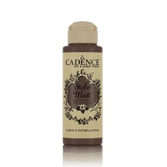 Cadence Style Matt Akrilik Boya S9039 Koyu Kahve 120ml