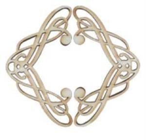 Lazer Kesim Ahşap Süsler PS-73